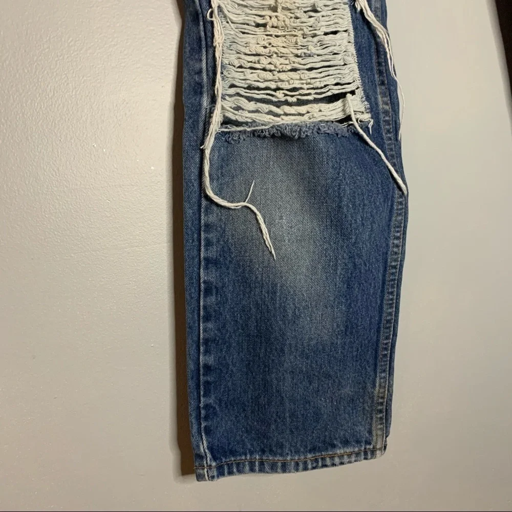 Vintage Orange Tab Super Dope Custom 505 Levi Jeans